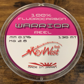 Key West F.C. WARRIOR 0,175mm 2,6kg 130mt FLUOROCARBON 100% Made in Japan
